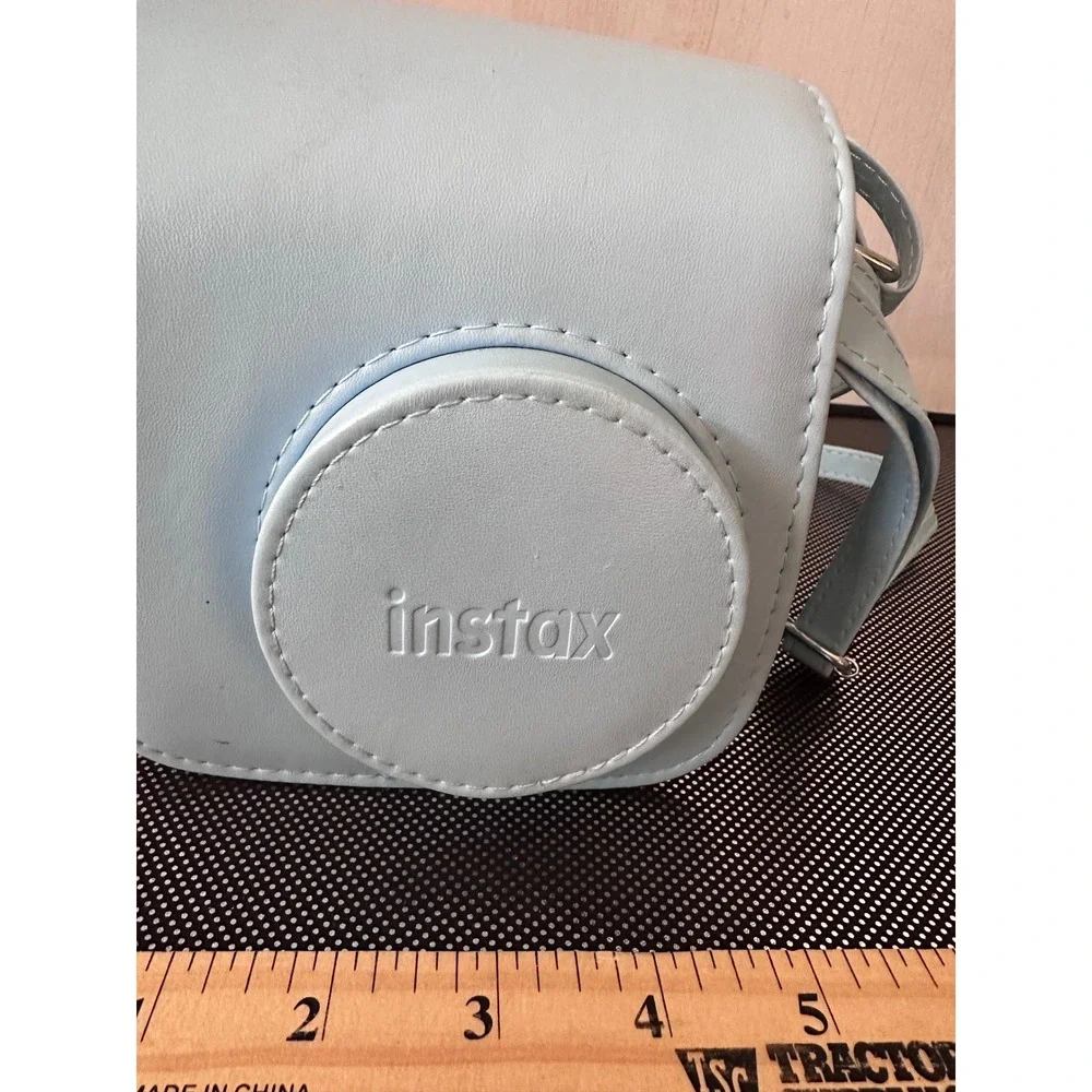 Fujifilm Instax Mini Camera Case Light Blue‎ Synthetic Leather Crossbody Strap